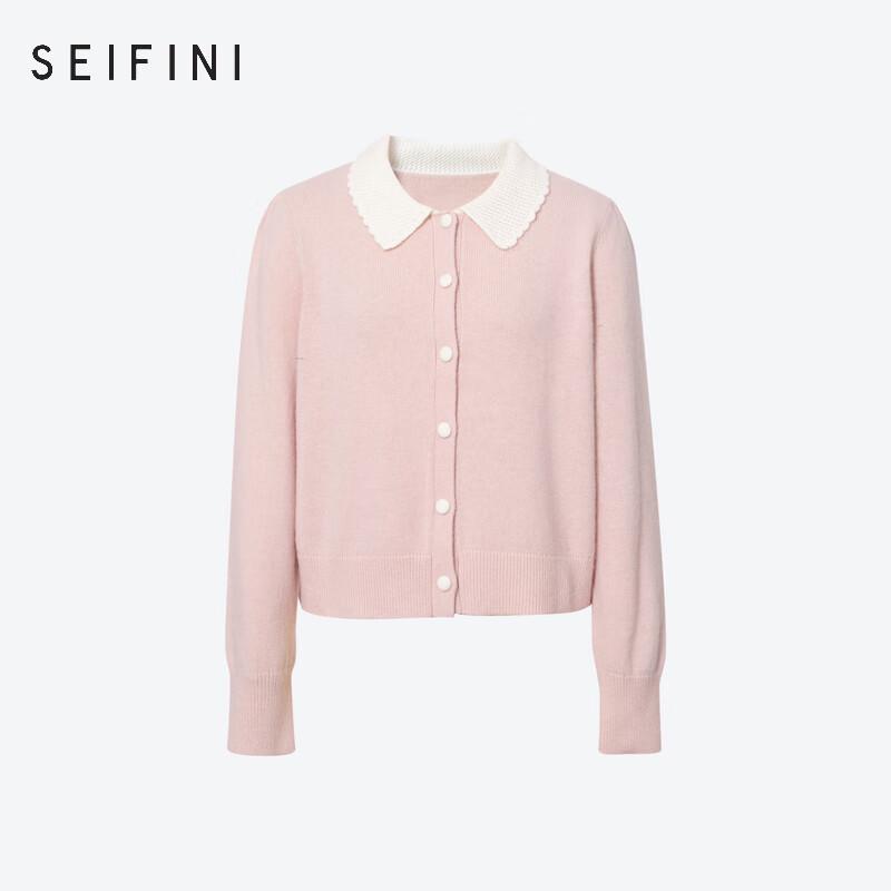 

SEIFINI Hand-Crocheted Knit Top S