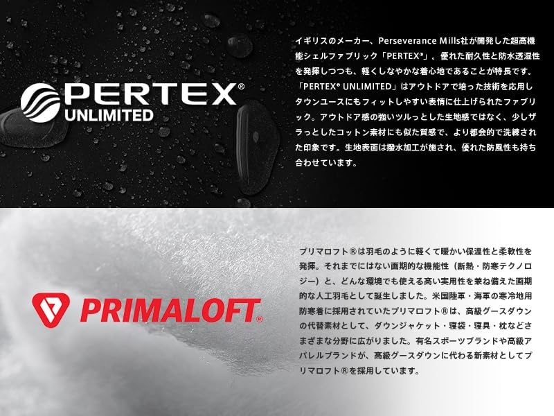 WAIPER US Military ECWCS Gen III Level 7 PrimaLoft Pertex Unlimited inc. Jacket, [WP1008] (S, Black)