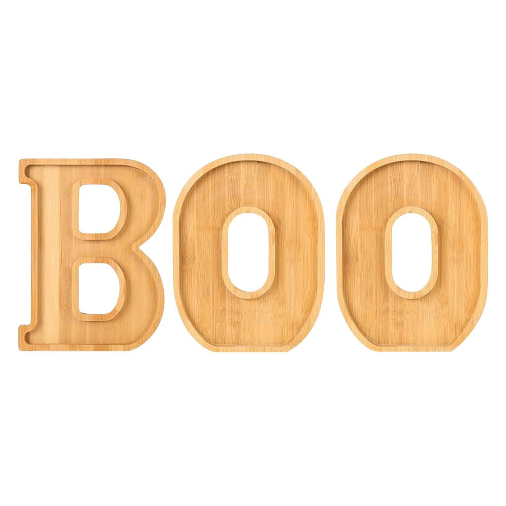 3 Pcs Halloween Charcuterie Board Funny Cute Wooden Cheese Board Charcuterie Platter Halloween Decorative Platter For Snack Food Birthday Party