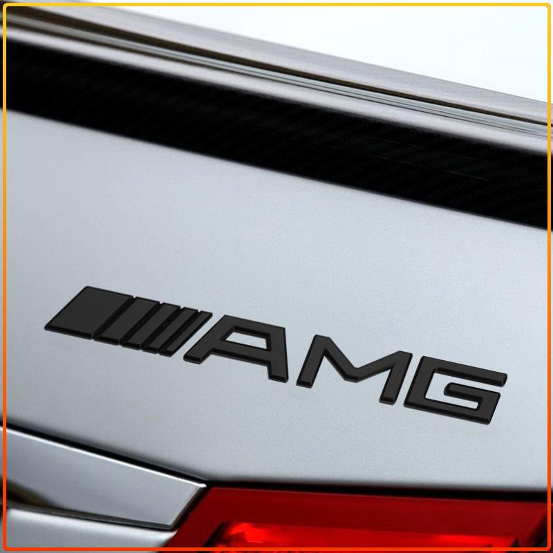 1Pc Auto Rear Body Sticker AMG Badge Logo Emblem for Mercedes Benz W204 W205 W211 W212 W213 W203 W169 W108 W220 X156 GLC A180 Car Label