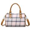 Fashionable large capacity checkered women's bag, college style class commuting shoulder bag, multifunctional backpack