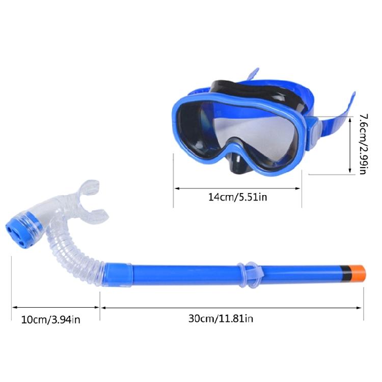 Junior Snorkeling Scubas Diving Snorkel Anti-Fog Snorkel Masks, Impact-Resistant