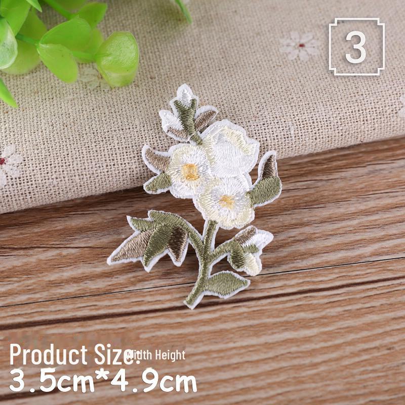 

Изысканная японская цветочная вышитая нашивка для ремонта и украшения одежды