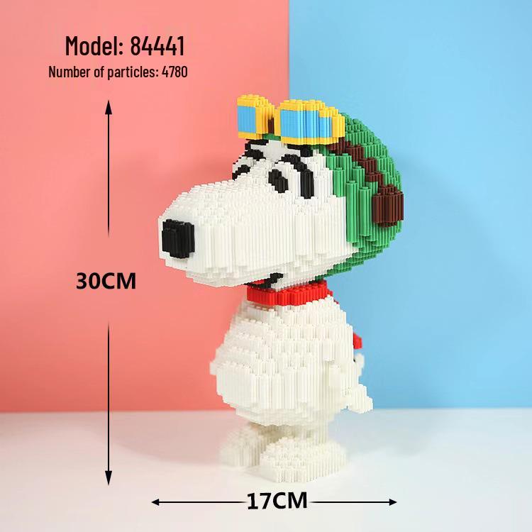Girls' Compatible Lego: Violent Bear Building Block Series - Educational Micro-Block Interlocking Toys & Gifts
