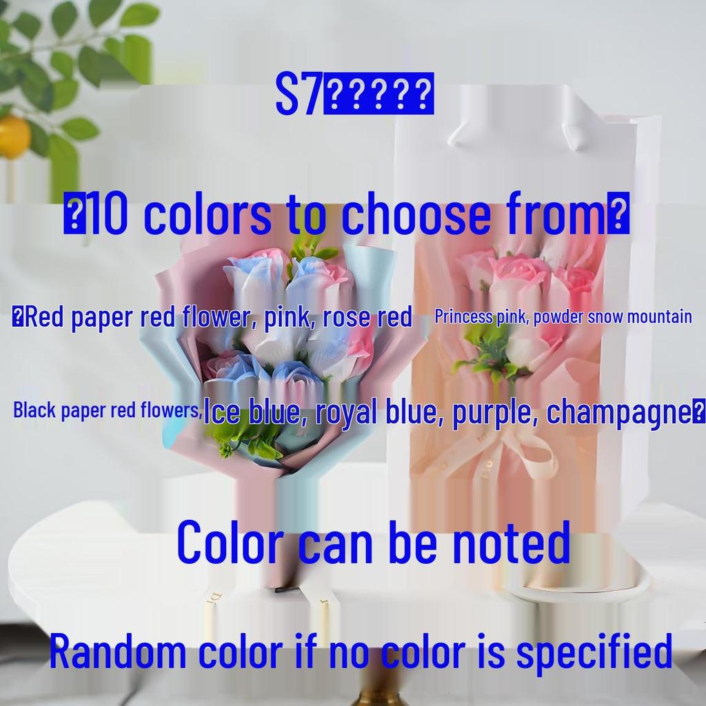 Scented Soap Rose Bouquet: Perfect Gift for Mother's Day, Valentine's, Birthdays - Ideal for Girlfriends, Moms, Besties, Teachers.