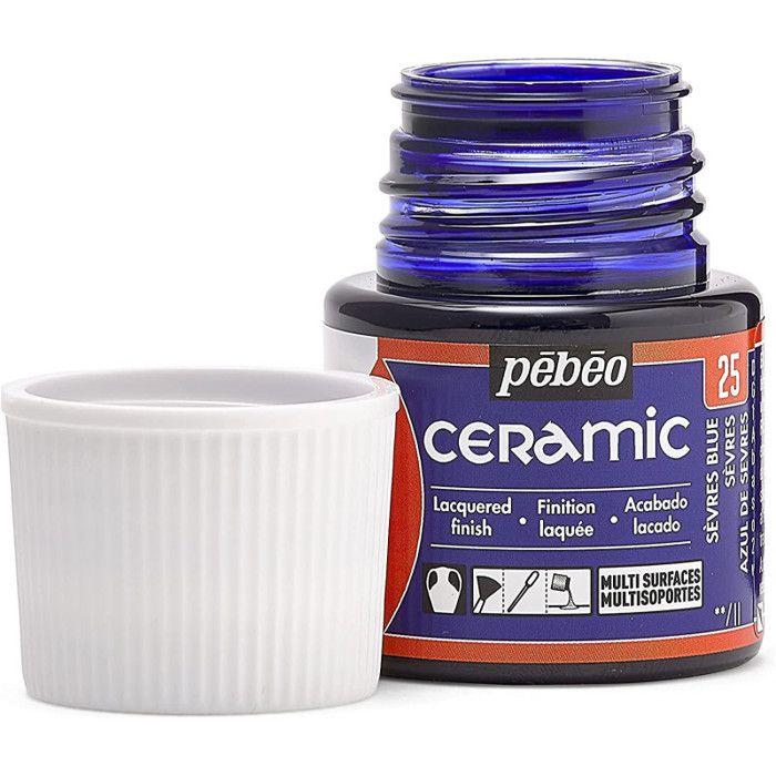Paint - Pébéo - Ceramic Sèvres - 45ml - Blue - Glossy