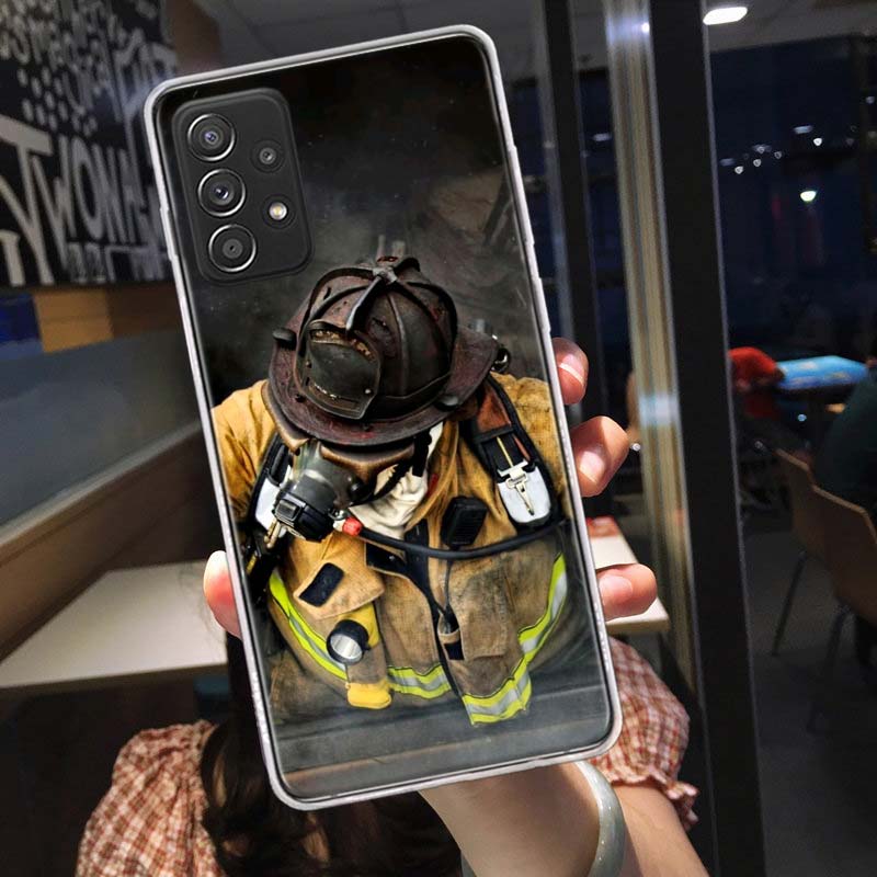 

Firefighter Training Phone Case for Samsung A54 A57 A37 A17 A14 A15 A12 A24 A34 A55 A35 A25 A52S A07 A05S A04S A22 A32 A72 Galax Samsung A22 4G