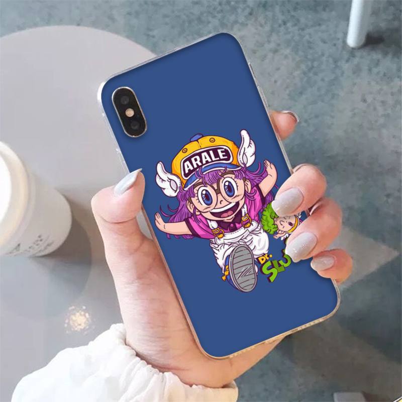 Yinuoda Cartoon Dr Slump Arale Phone Case for iPhone 11 12 13 Mini Pro XS MAX 8 7 6 6S Plus X 5S SE 2020 XR Case