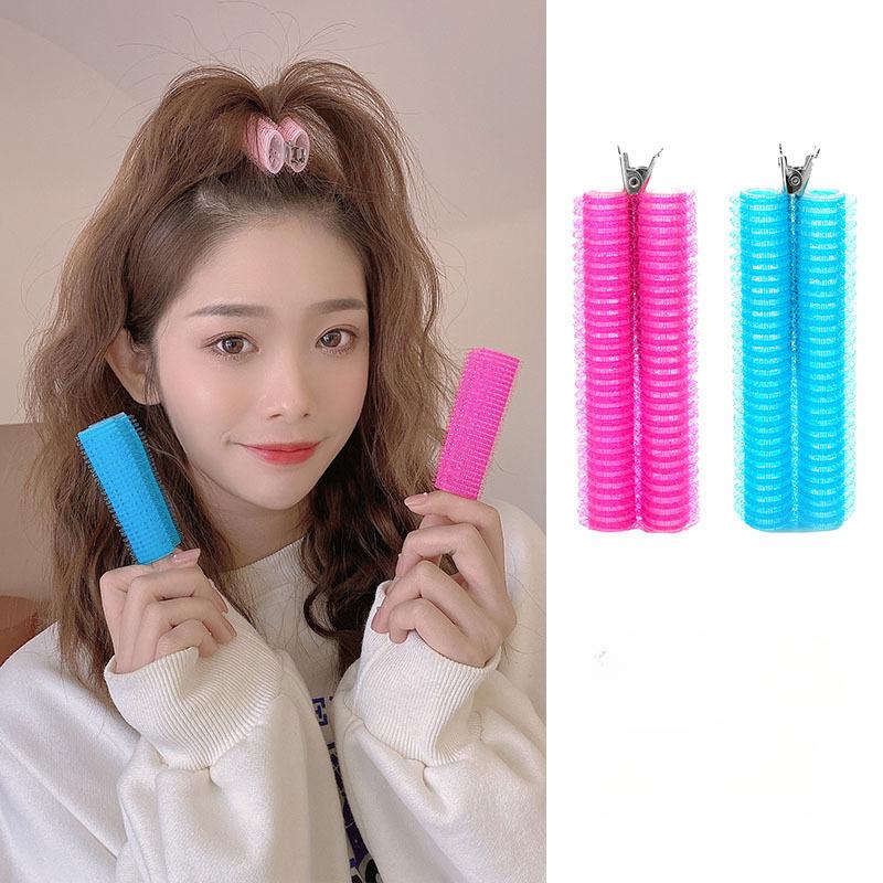 Bangs Fluffy Hair Clips Korean Style Seamless Fixed Airhead Bangs Bouffant Barrettes Hair Clips Large Hair Curling Rollers
