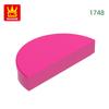 Non-Toxic 543Pcs/Lot 1748 1X2 Semi Circular Light Panel Building Blocks Moc Accessories Compatible With Brick Children Toys Gift
