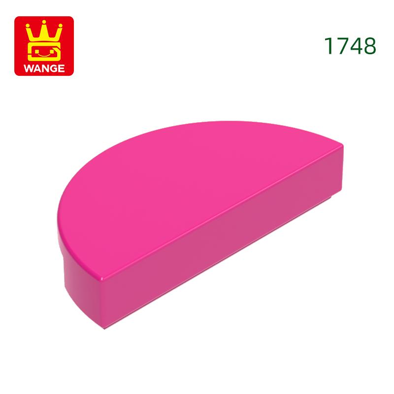 Non-Toxic 543Pcs/Lot 1748 1X2 Semi Circular Light Panel Building Blocks Moc Accessories Compatible With Brick Children Toys Gift