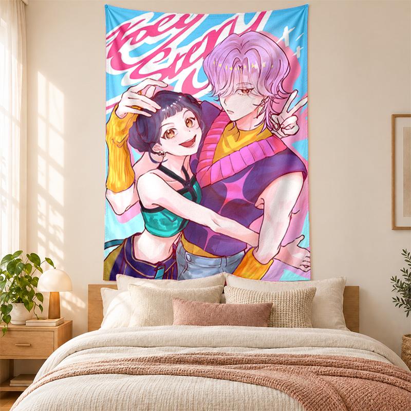 Kpop demon hunters Tapestry highquality for decorating living room bedroom dorm walls ideal as bedroom wallart orholiday gift