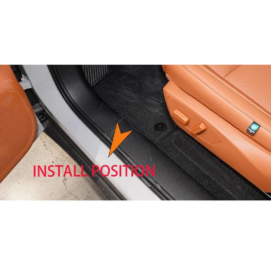 For LEAPMOTOR C10 2026 2025 2024 Car Door Sill Scuff Plate Protector Threshold Trim Padel Pad Modify Refit Car Accessory