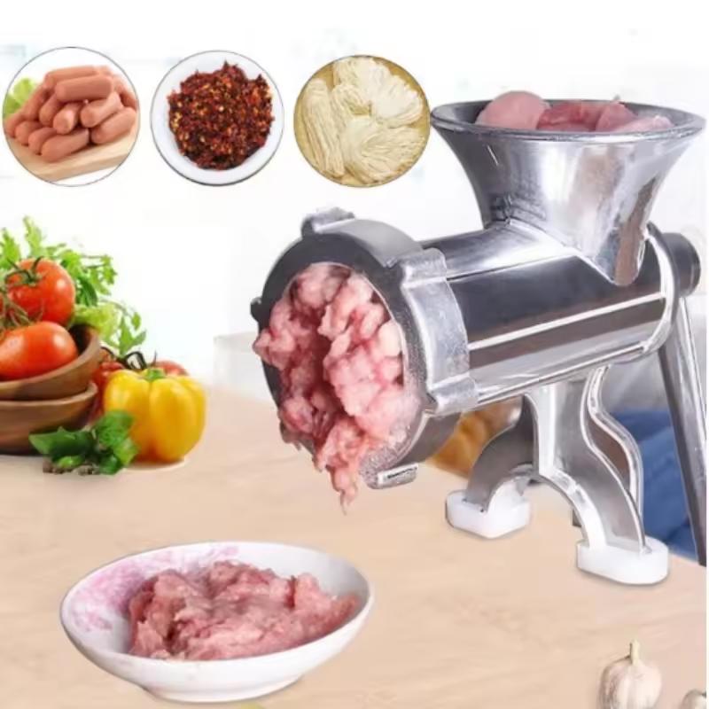 Household manual meat grinder 1PCS hand crank homemade sausage machine sausage machine cutting chopping chili grinding stirring vegetable chopper