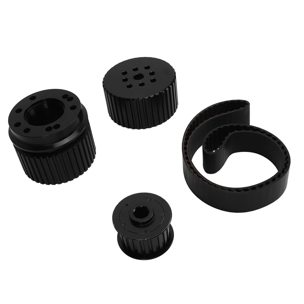 Belt Pulley Kit Long Water Pump Belt Pulley Kit Replacement for Chevy Engine 283 305 307