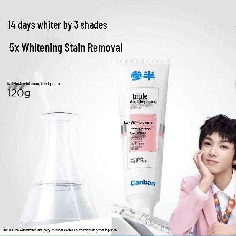 Canban Peach Flavor Whitening Toothpaste