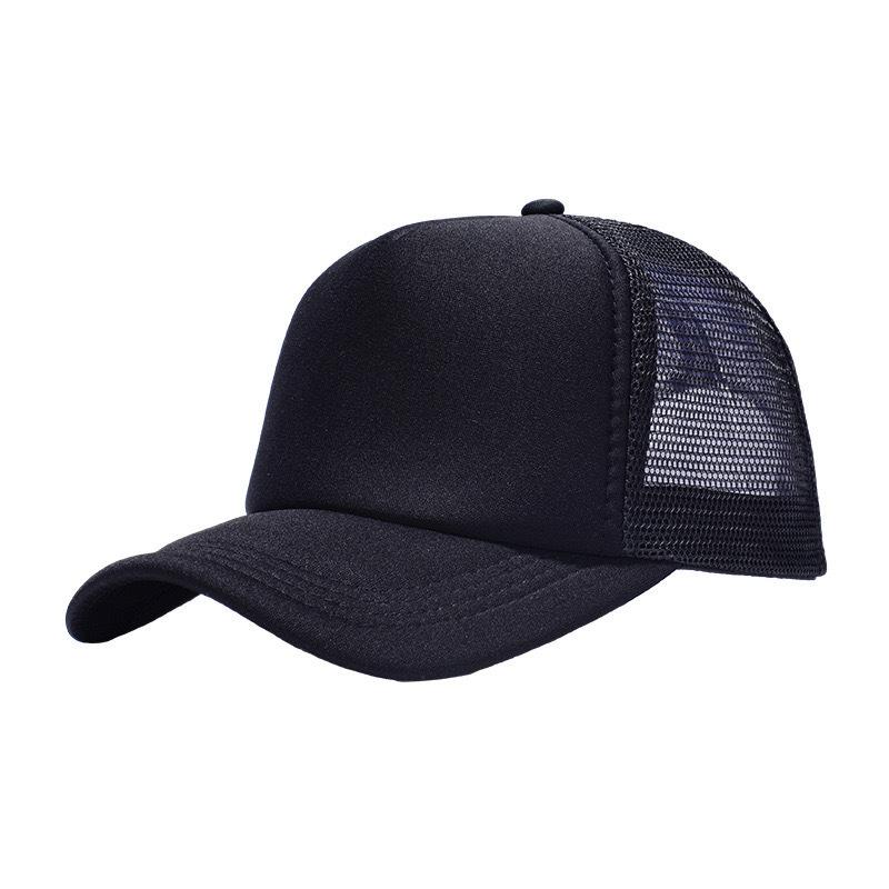 Sun Protection Baseball Cap - Breathable Sponge Mesh, Embroidered Design, Great for Team Building & Outdoor Activities чёрный