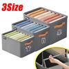 Wardrobe Organizer Box Foldable Storage Box Versatile Thickened Pants Sweater Storage Basket with Handle&Steel Frame Household