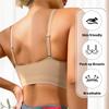 Wire-Free Plus Size Bra: Seamless, Anti-Sagging, Side Support, Smooth Front-Opening