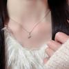 New Four Star Necklace for Women, Light Luxury, Niche, Simple, Wishing Star Pendant, Sweet Style