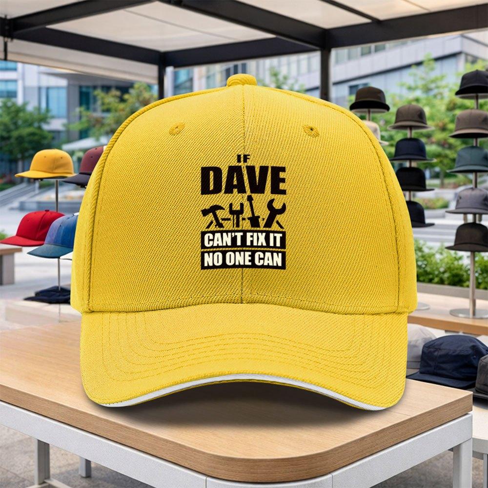 DAVE RepairUnisex Print Adjustable Duckbill Baseball Cap for Unisex Lightweight Outdoor Sports Cycling Festival Gym Hat