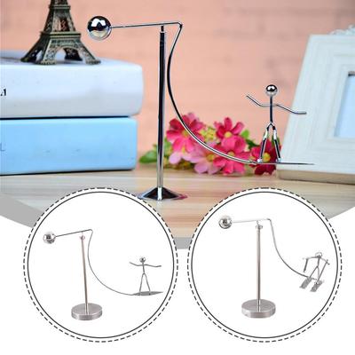 Nerezová ocel Balanční koule Hračka Domácí dekorace Vzpěrač Kinetické umění Dekompresní stolní hračka Nástroje pro ranou výchovu