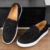 Fashion Men'S Business Casual Shoes Handmade Leather Driving Footwear Leisure Walk Loafers Outdoor Moccasins Male Slip On Flats