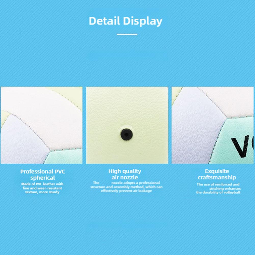 Official Size 5 Volleyball, Soft Indoor Outdoor Volleyball For Game Gym Training Beach Play Volleyballs For Beginner Teenager