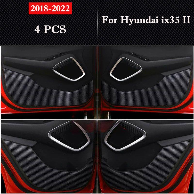 

For Hyundai ix35 II 2018 - 2026 Car Door Anti Kick Pad Glove Box Protection Sticker Scratch Resistant Film Interior Accessories