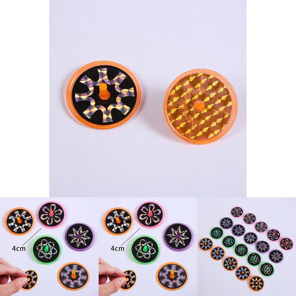 Klassisches Kreiselspielzeug aus Kunststoff für Kinder zum Spielen im Haus und für traditionellen Spaß