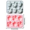 6-Hole Squirrel Oak Cake Silicone Molds Autumn Harvest Festival Ice Grid Chocolate Baking Mould Cake Decorating Tools