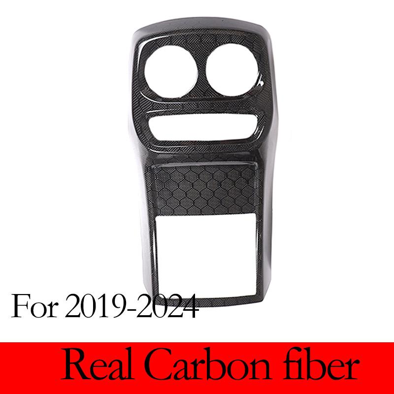 For Mercedes-Benz G-Class W464 W465 2019-2026 Carbon Fiber Rear Air Condition Outlet Vent Frame Cover Trim Car Accessories