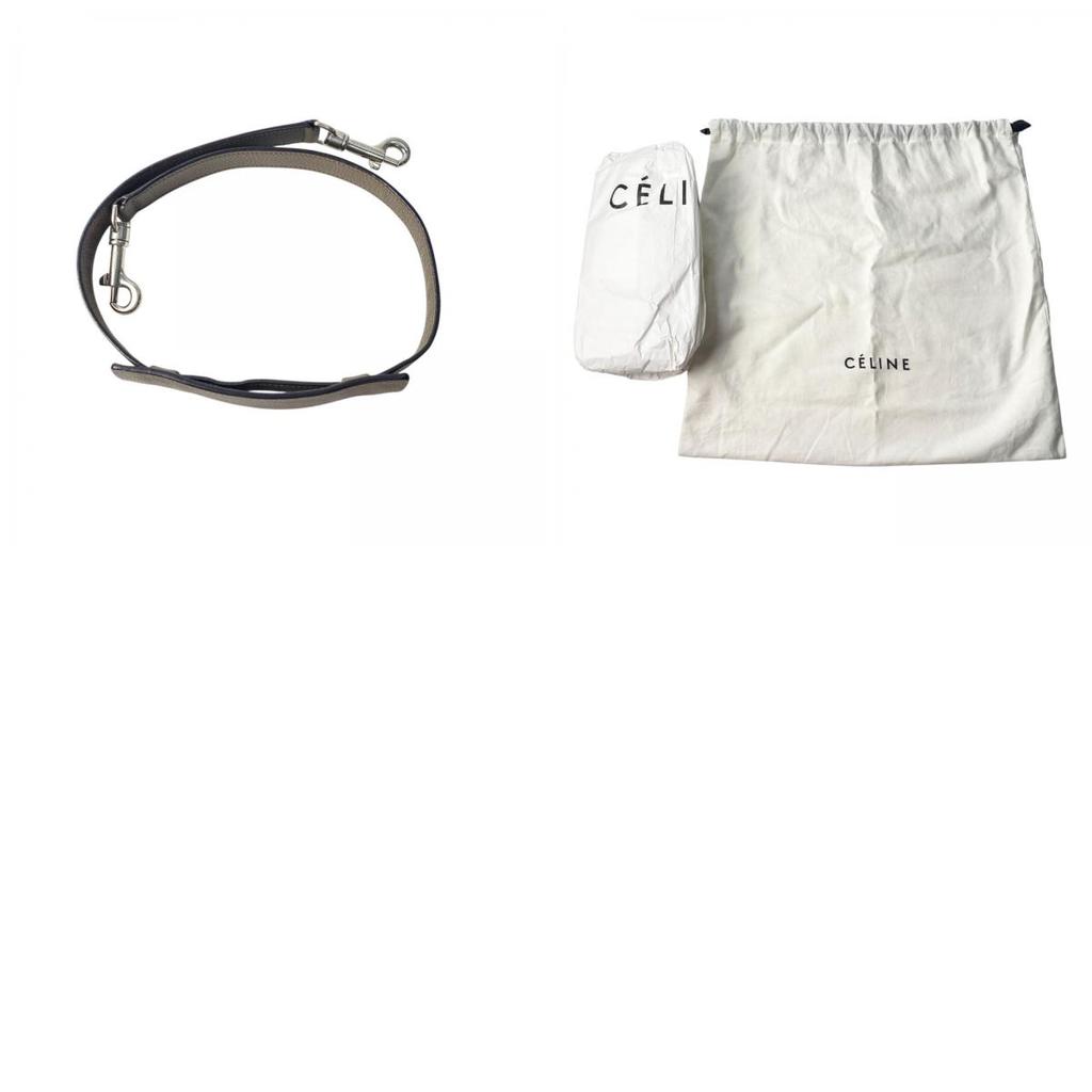 Used CELINEShoulder Bag Beige Leather Women