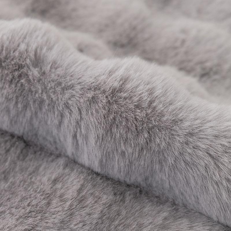 1PC Thickened Warm Plush Sofa Cover Water Ripples Sofa Mat Towel Solid Color Anti-slip Couch Slipcover for Living Room Decor