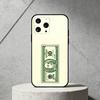 Q-Q version vector banknote Phone Case For iPhone 17,16,15,14,13,12,11 Plus,Pro Max,SE4Soft Silicone Black Cover