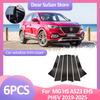 6pcs Car Window Trim Cover For MG HS AS23 EHS PHEV 2019~2025 2023 2024 Decal Column Pillar Posts Door Stickers Black Accessories
