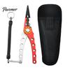 Fishing Tackle Equipment Aluminum Pliers, Saltwater Resistant Surf Tool, Braided Portable Pliers Line Cutter And Split Ring Opener for Outdoor