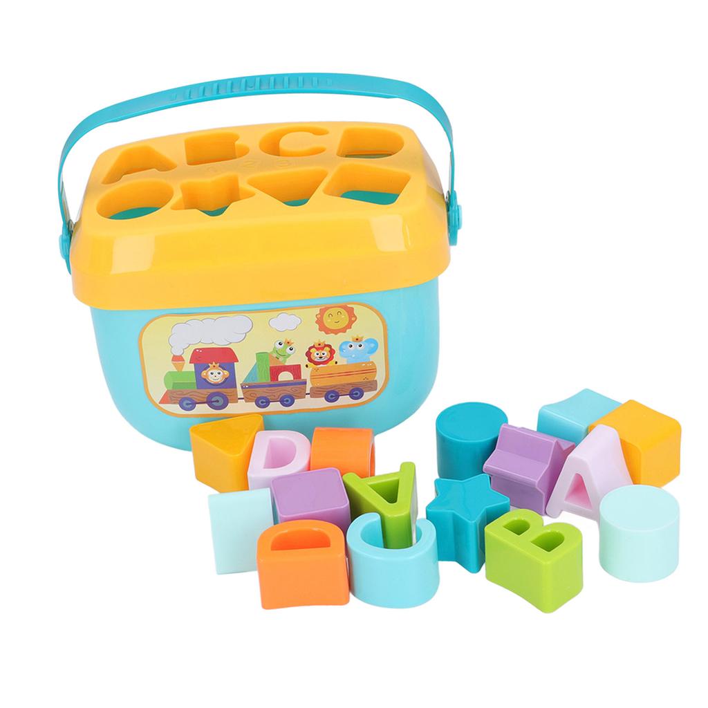 Geometric Shape Sorter Colorful Sensory Block Sorting Matching Toys for Early Education Baby Grasp