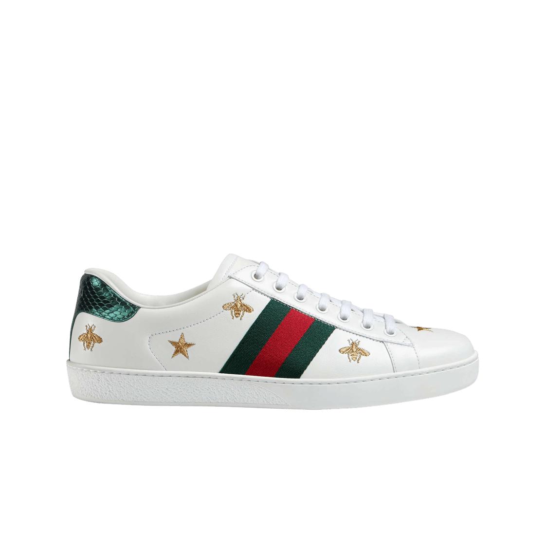 

Кроссовки Gucci Ace с вышивкой «Пчелы и звезды» UK 8