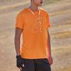 Asics Round Neck Comfortable Breathable Sports Short Sleeve T-Shirt Men Tops Bright-Orange 2011C975-800