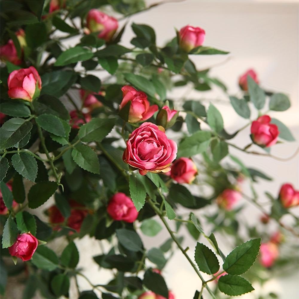 1PC Artificial Flower Vine Home Decor Festive Flower Band Decoration for Enhancing Room Atmosphere