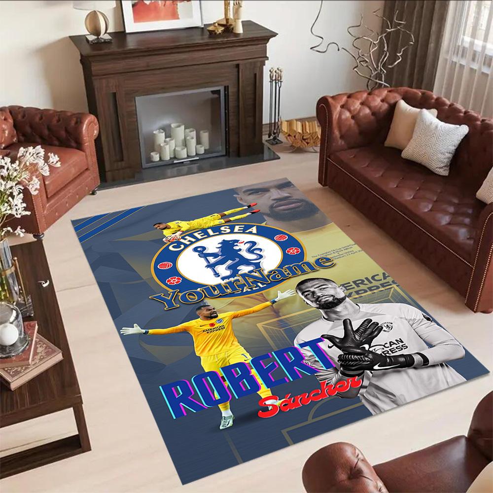 Chelsea Customize Your Name Carpet Perfect for Balcony Entryway Game Room Study Room Anti-slip Rug Office Home Decor