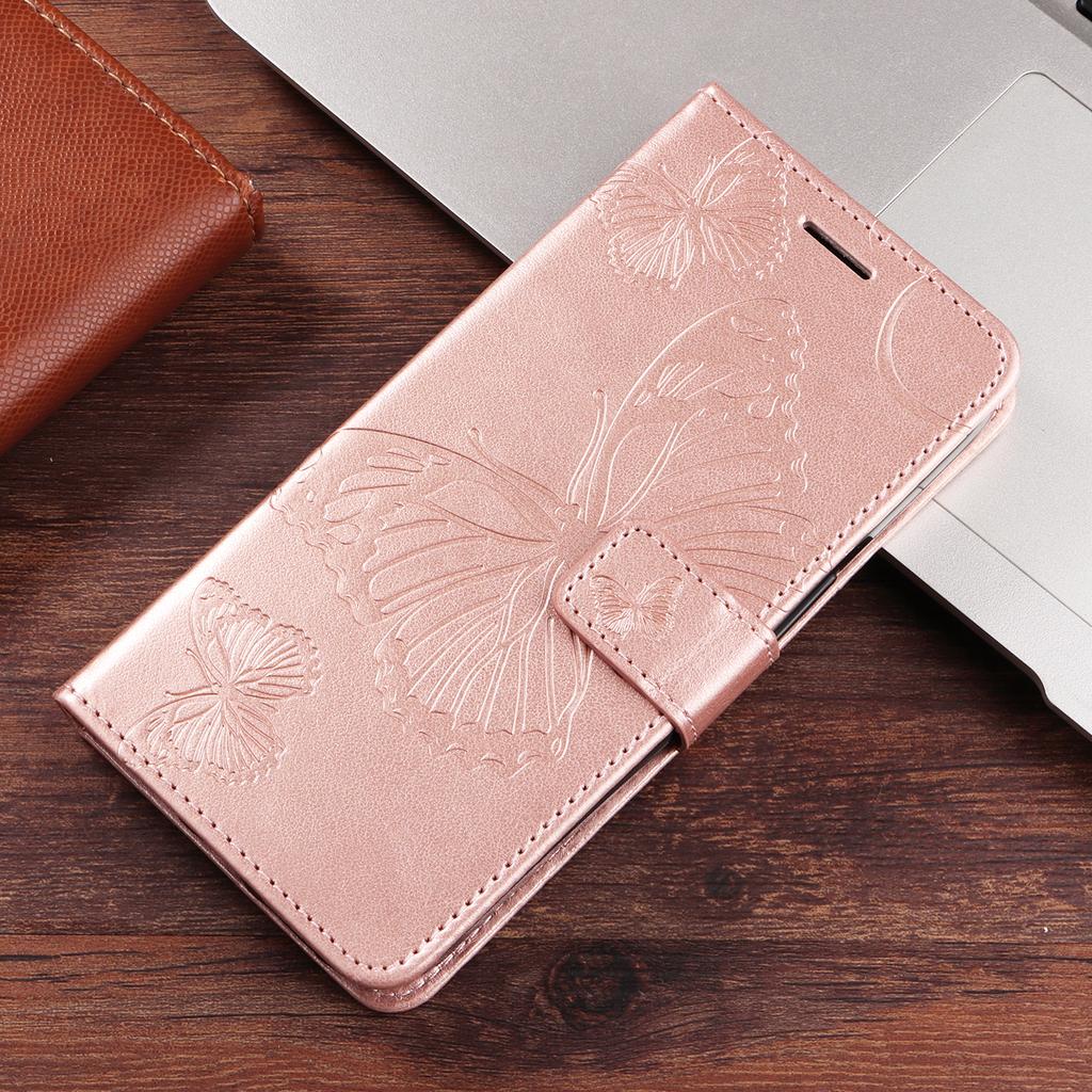 Magnetic Wallet Case For Samsung Galaxy S26 S25 S24 S23 S22 S21 S20 S10 S9 S8 FE Plus S7 Edge Note 20 Ultra Flip Cover Butterfly