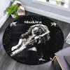 Shakira pattern round rug,Carpet Rug for Living Room Bedroom Playroom ,Non-slip Floor Mat,Holiday Gifts and Birthday Gifts.