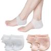 4 Pairs Silicone Gel Socks Heel Silicone Heel Protectors,Heel Sleeves,Heel Cups, Silicone Gel Heel Sleeve,Breathable Silicone Protective Heel