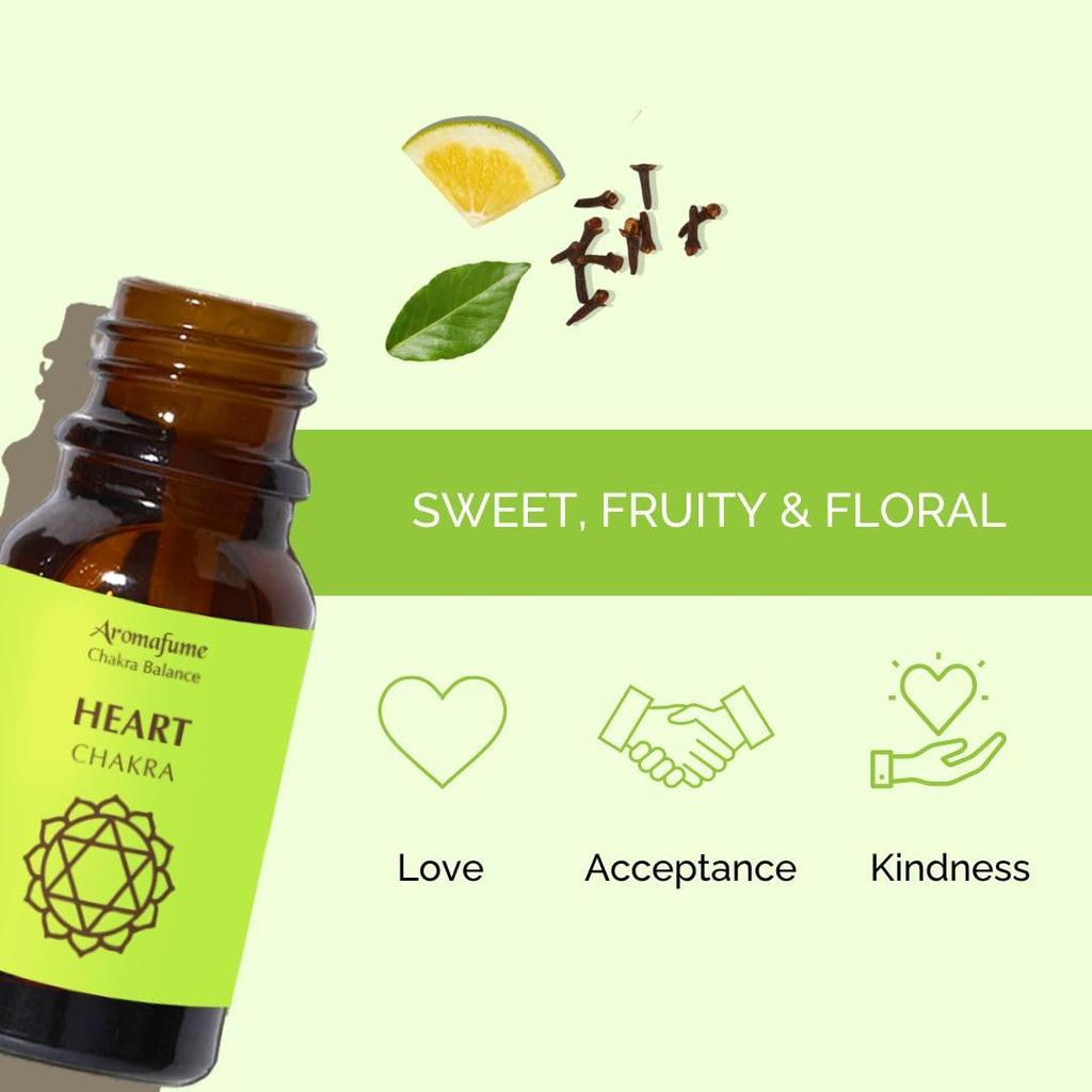 Bergamot & Vanilla Heart Chakra Essential Oil Diffuser Blend | 10ml