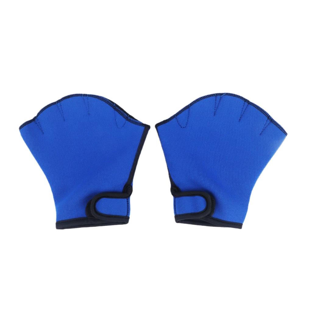 1pair Aqua Gloves Webbed Paddle Swim Gloves Fitness Water Aerobics & Swimming Resistance Training Gloves For Men Women Children