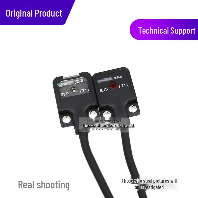 Genuine E3T-FT11/FT12 NPN Output Square Through-beam Sensor