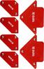 Yato Kątownik Spawalniczy Magnetyczny Komplet 6Szt. Yt-08678