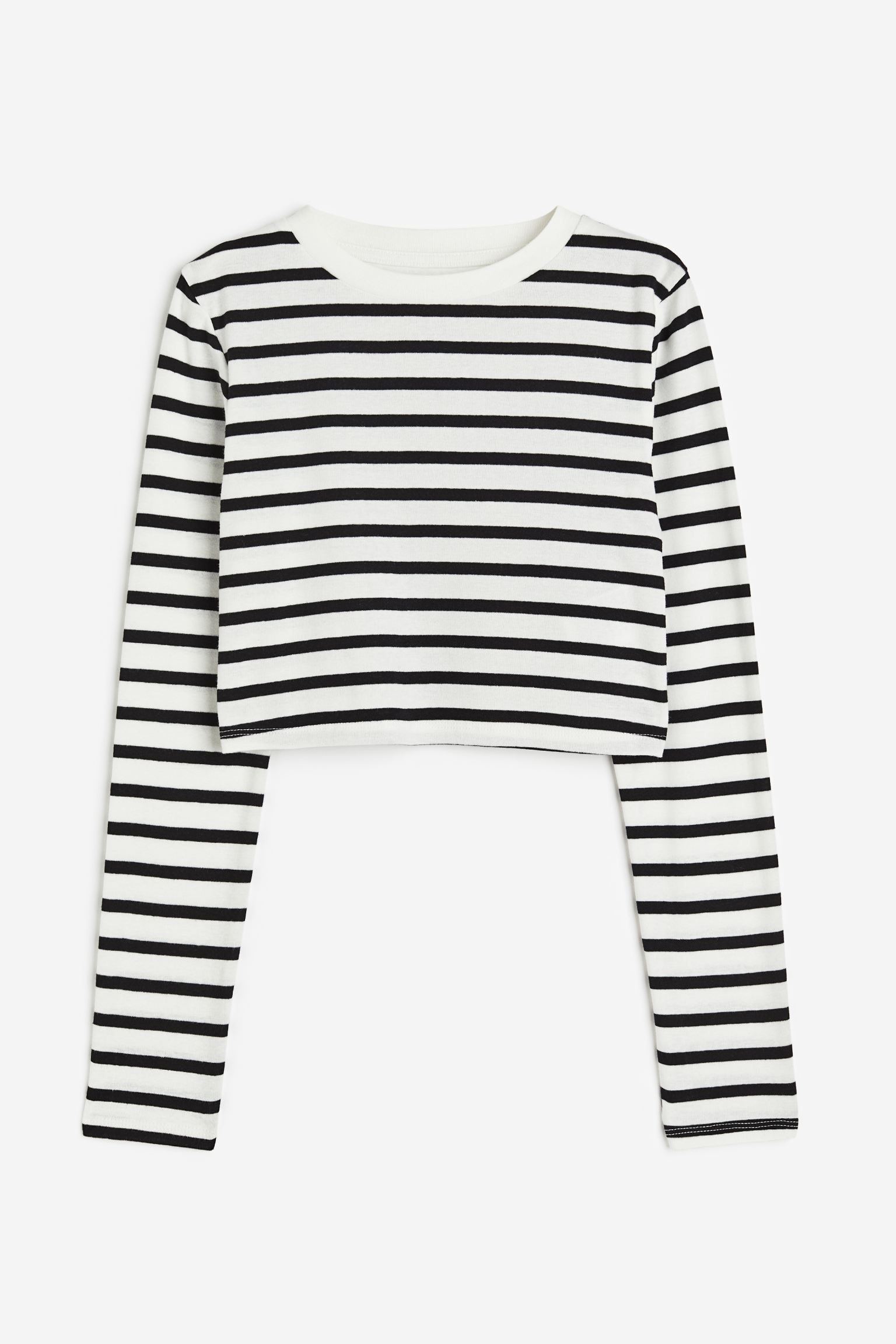 

Топ из джерси с длинными рукавами